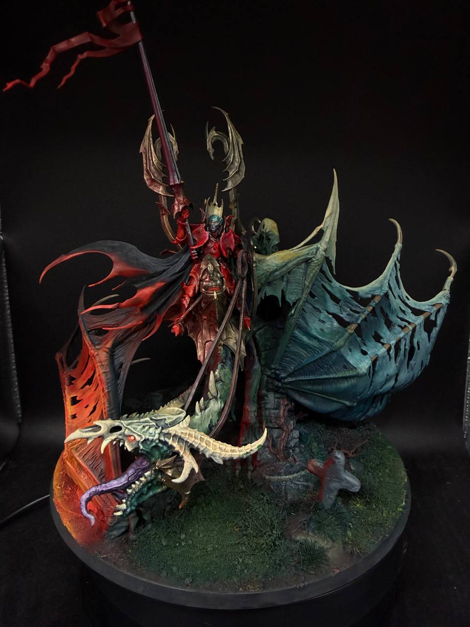 Vampire Lord on Zombie Dragon